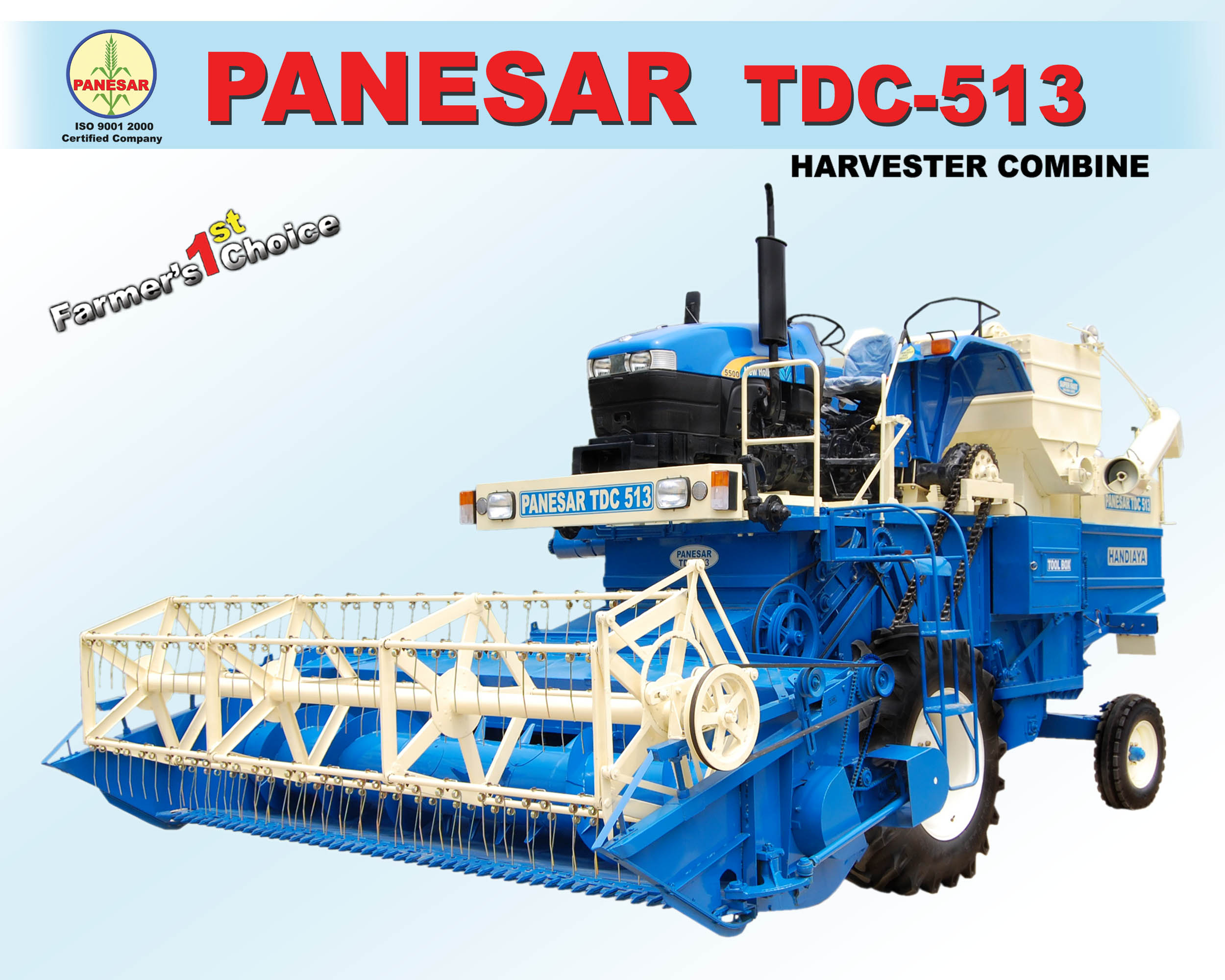 Tractor Driven Combine Harvester 02